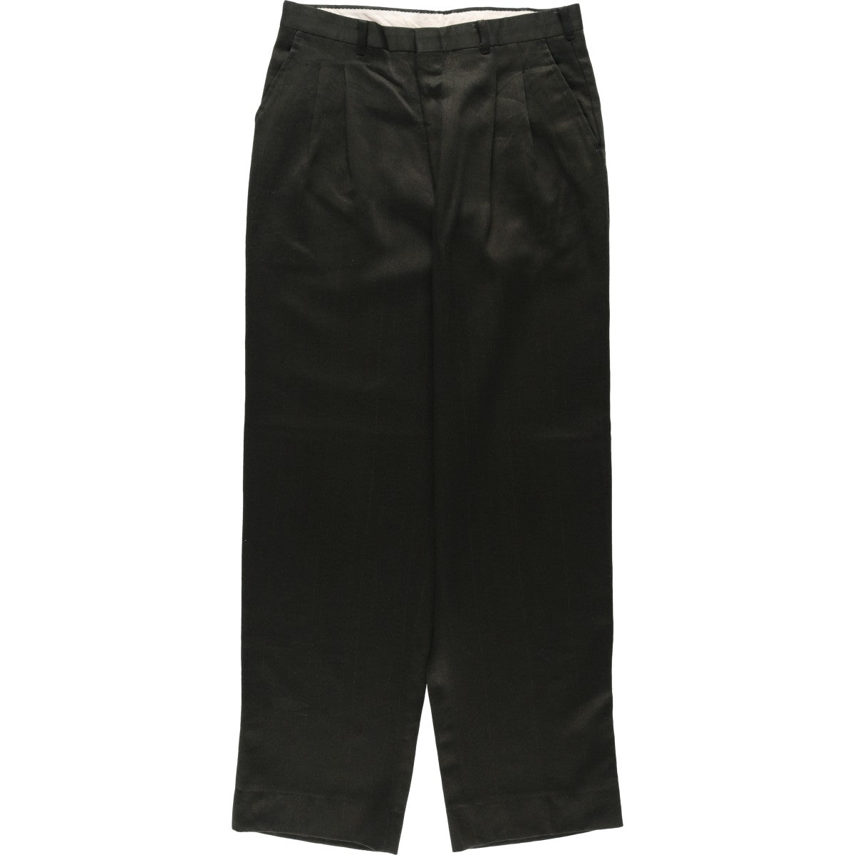 ツータック スラックスパンツ メンズw31相当 unclear dark green