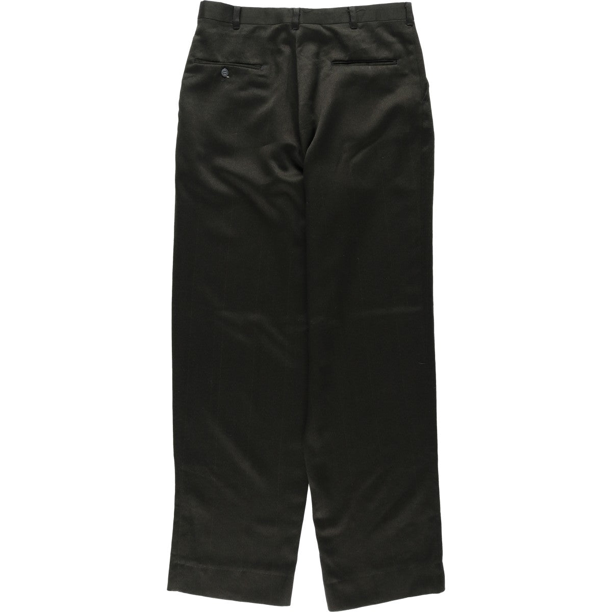 ツータック スラックスパンツ メンズw31相当 unclear dark green