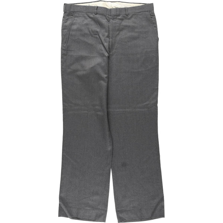 Ed Mitchell slacks pants, men's size W37 (approx.) unclear gray type Vintage Second Hand