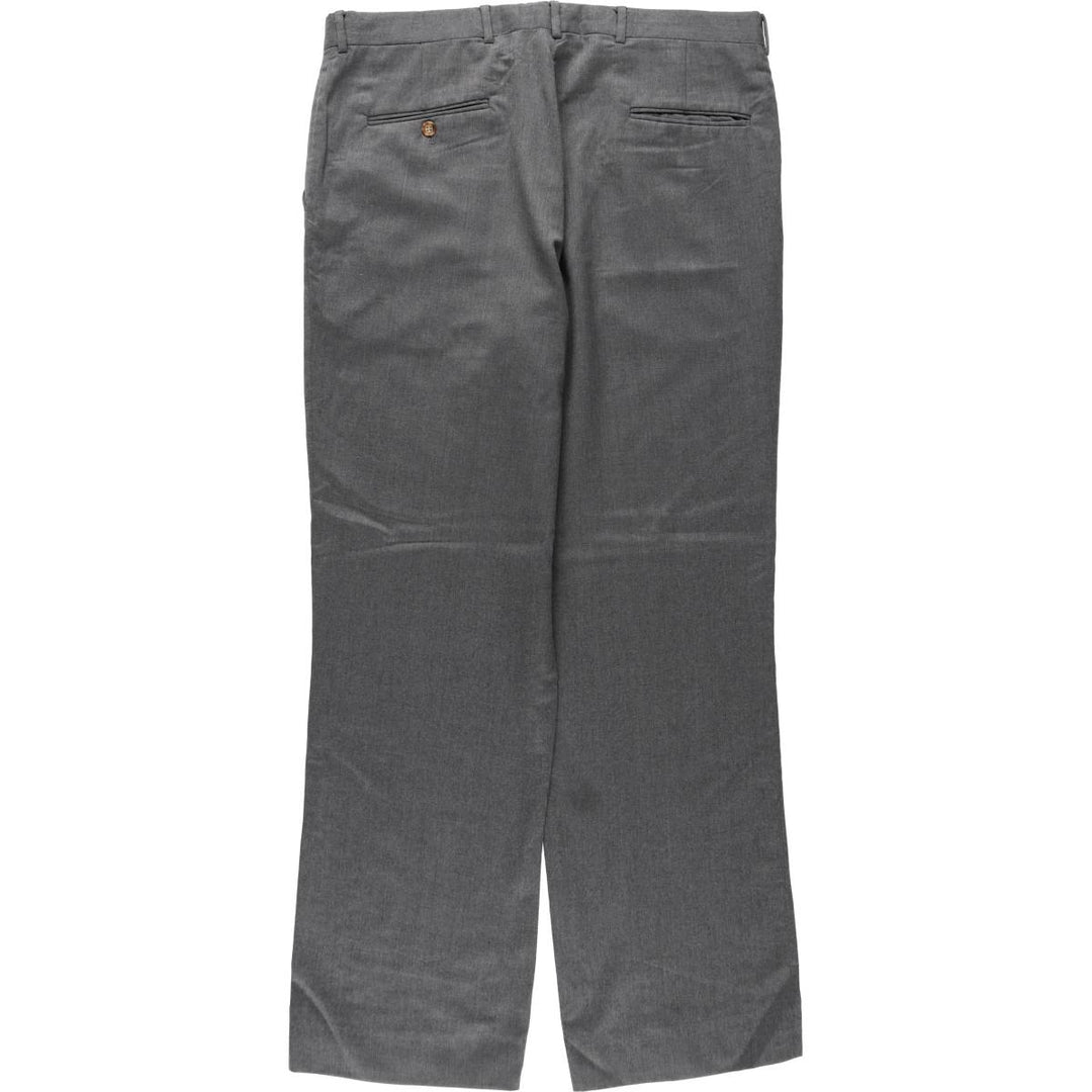 Ed Mitchell slacks pants, men's size W37 (approx.) unclear gray type Vintage Second Hand