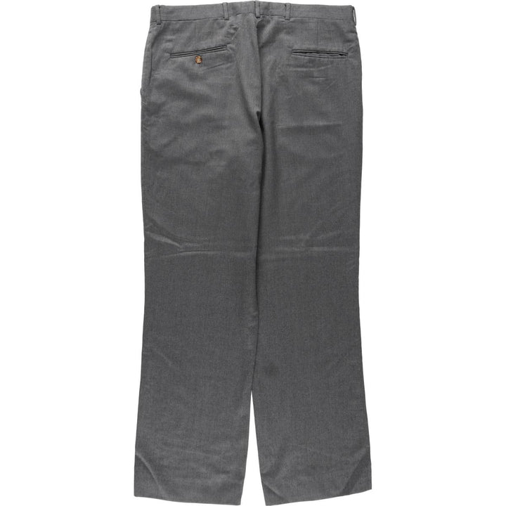 Ed Mitchell slacks pants, men's size W37 (approx.) unclear gray type Vintage Second Hand