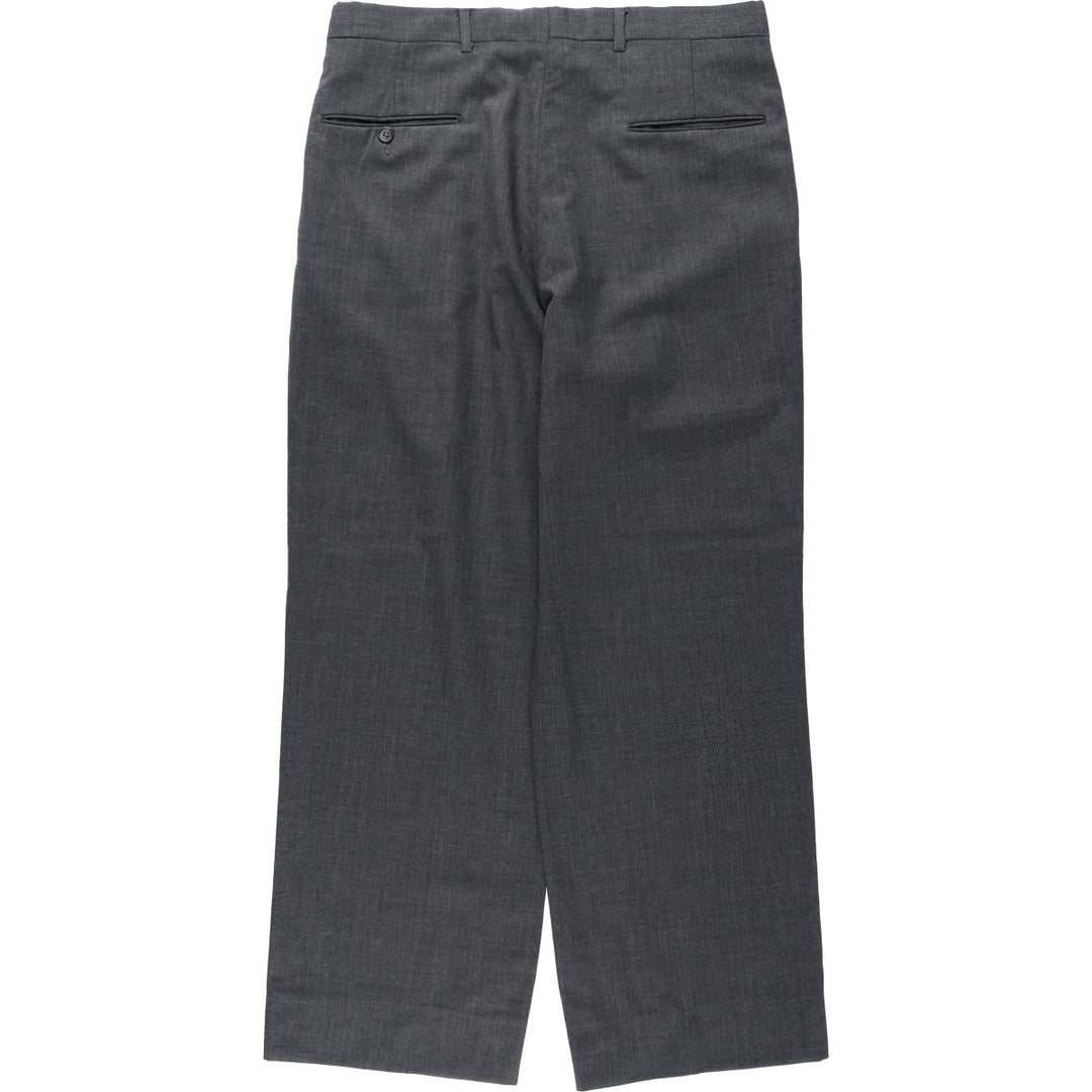 Vintage two-pleat slacks for men, size W34 unclear gray type Vintage Second Hand