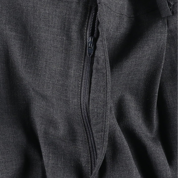 Vintage two-pleat slacks for men, size W34 unclear gray type Vintage Second Hand