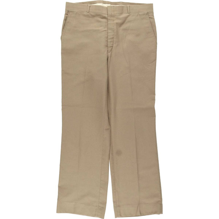 Asher slacks pants, men's size W35 (approx.), vintage. unclear Beige type Vintage Second Hand