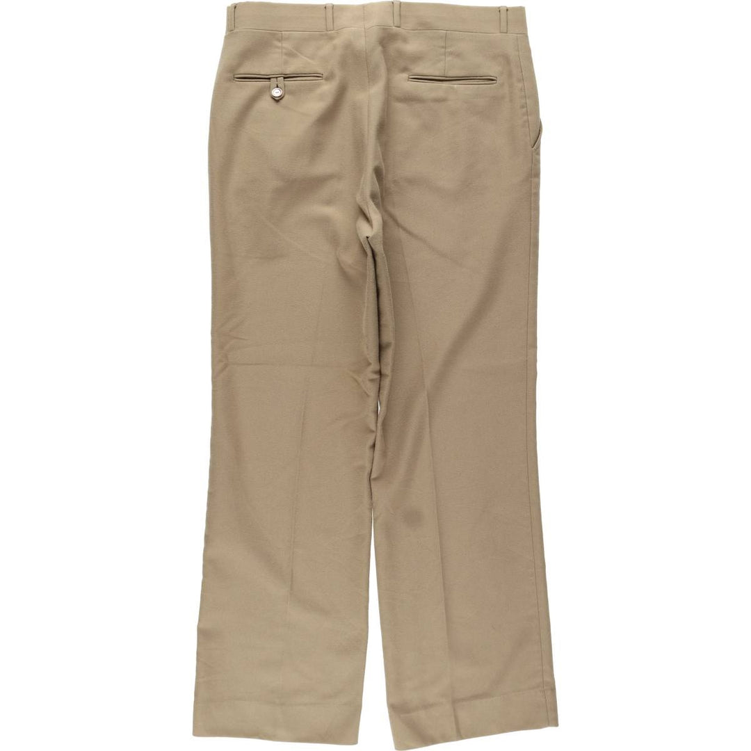 Asher slacks pants, men's size W35 (approx.), vintage. unclear Beige type Vintage Second Hand