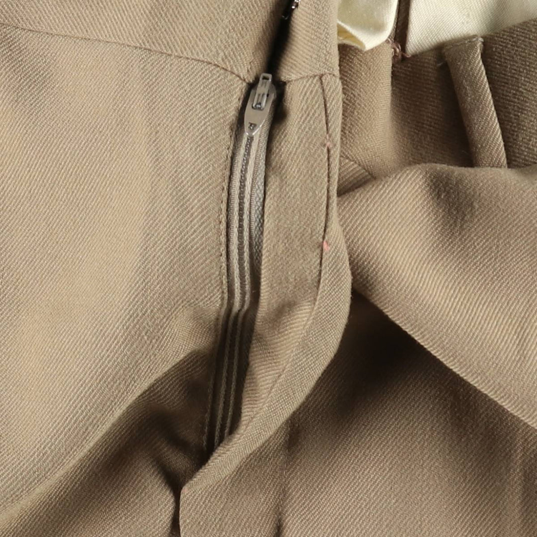 Asher slacks pants, men's size W35 (approx.), vintage. unclear Beige type Vintage Second Hand