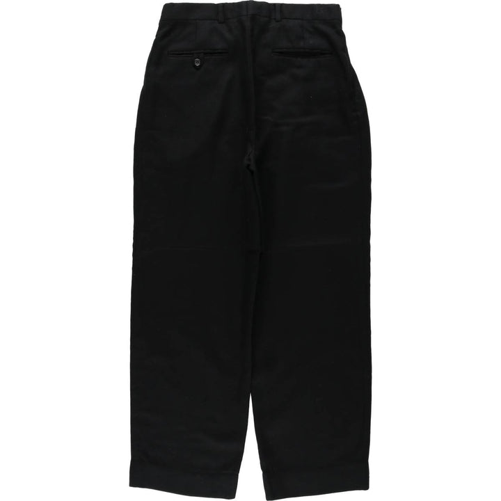 Men's slacks pants equivalent to w31 unclear black type Vintage Second Hand