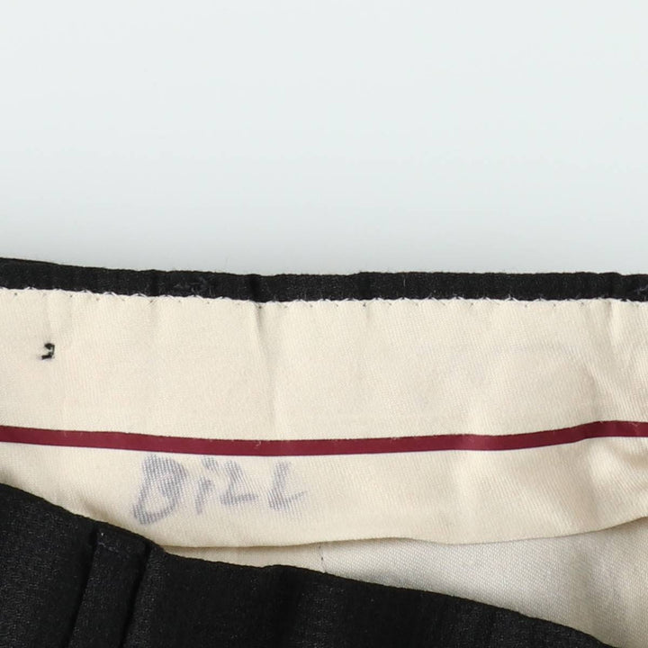 Men's slacks pants equivalent to w31 unclear black type Vintage Second Hand