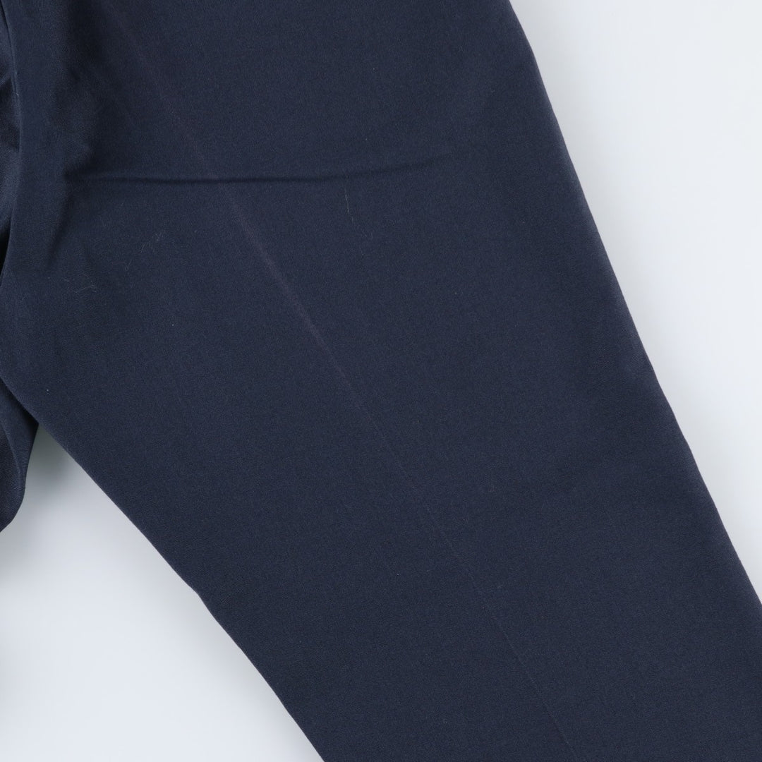 FARAH slacks pants, made in USA, men's size W34 (approx.), vintage. unclear navy blue type Vintage Second Hand