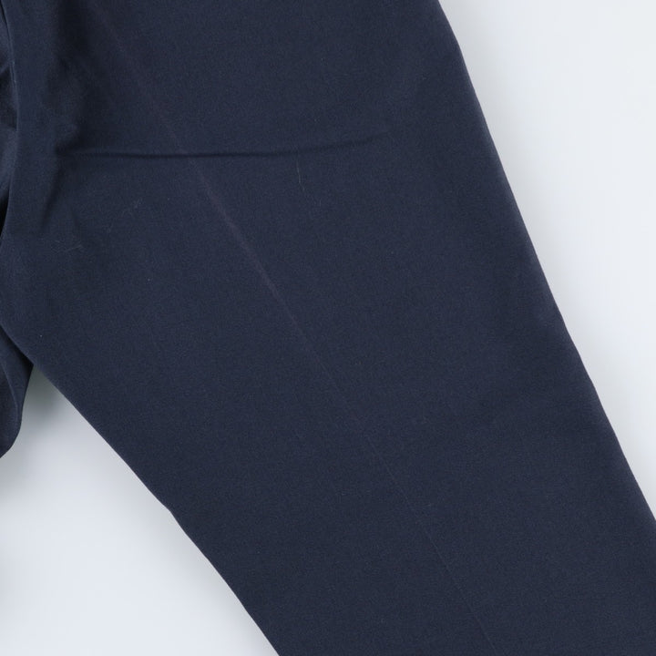 FARAH slacks pants, made in USA, men's size W34 (approx.), vintage. unclear navy blue type Vintage Second Hand