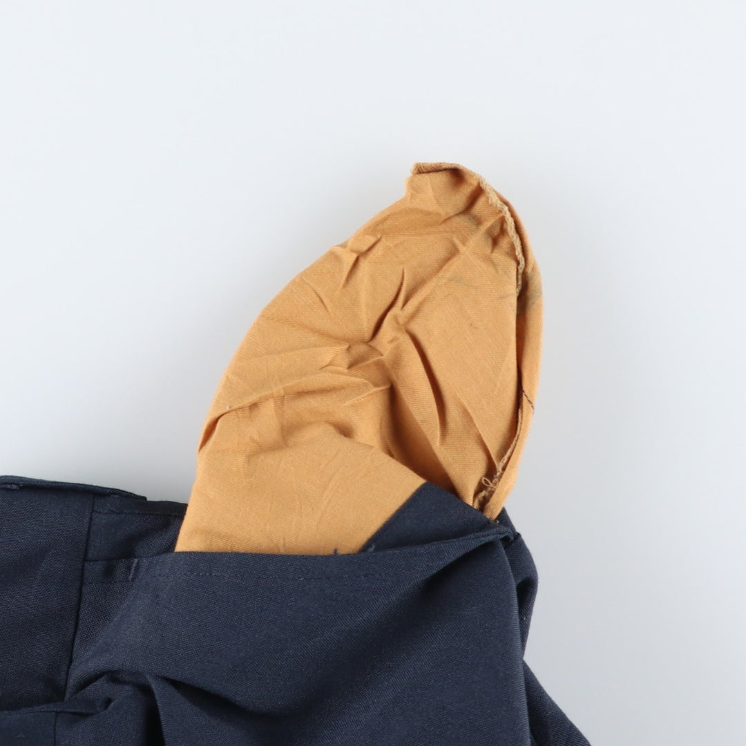 FARAH slacks pants, made in USA, men's size W34 (approx.), vintage. unclear navy blue type Vintage Second Hand