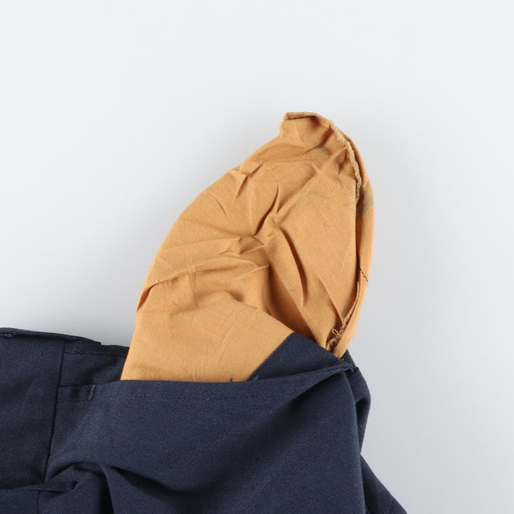 FARAH slacks pants, made in USA, men's size W34 (approx.), vintage. unclear navy blue type Vintage Second Hand
