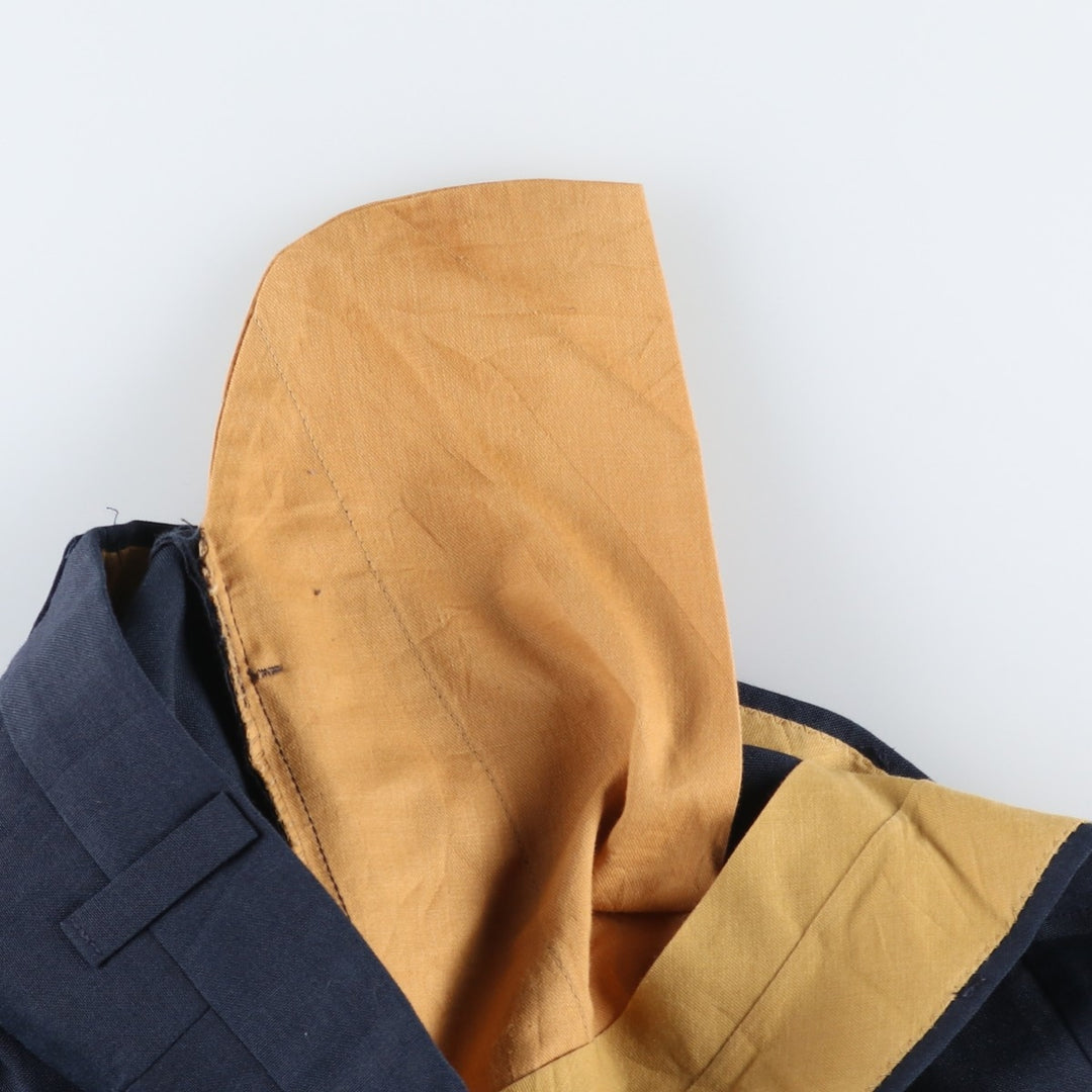 FARAH slacks pants, made in USA, men's size W34 (approx.), vintage. unclear navy blue type Vintage Second Hand