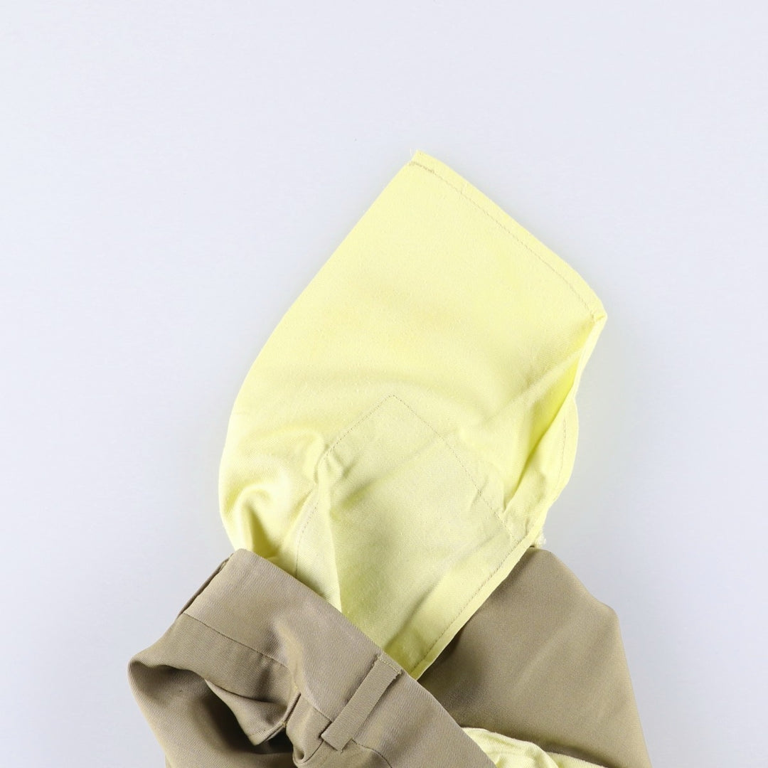METROPOLITAN Wool Trousers, Slacks, Men's, Size W34 (approx.), Vintage wool Khaki type Vintage Second Hand