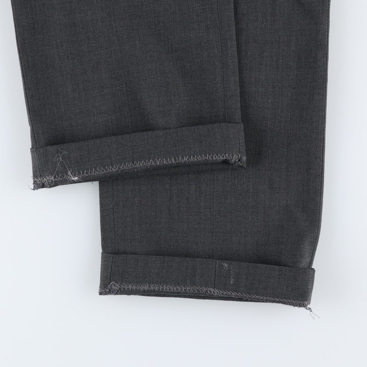 TOWNCRAFT Slacks Pants, Made in USA, Men's Size W34 (approx.) unclear Charcoal Vintage Second Hand