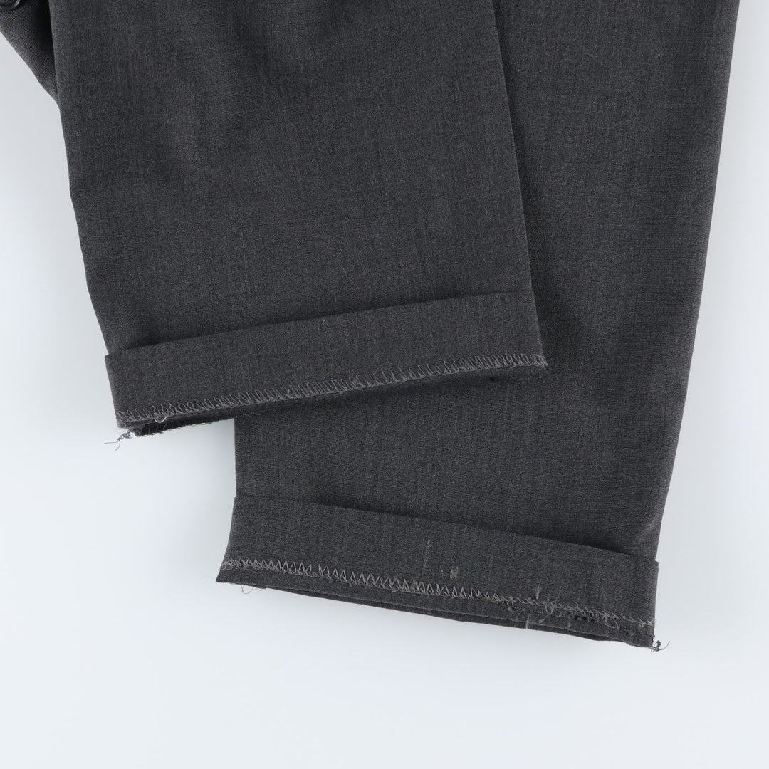 TOWNCRAFT Slacks Pants, Made in USA, Men's Size W34 (approx.) unclear Charcoal Vintage Second Hand