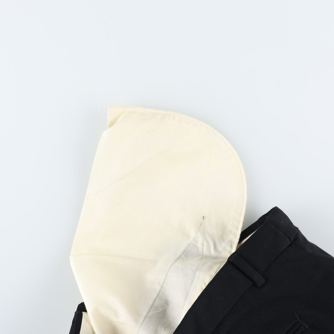 LLBean two-pleat slacks, men's size W33 (approx.), vintage. unclear black type Vintage Second Hand