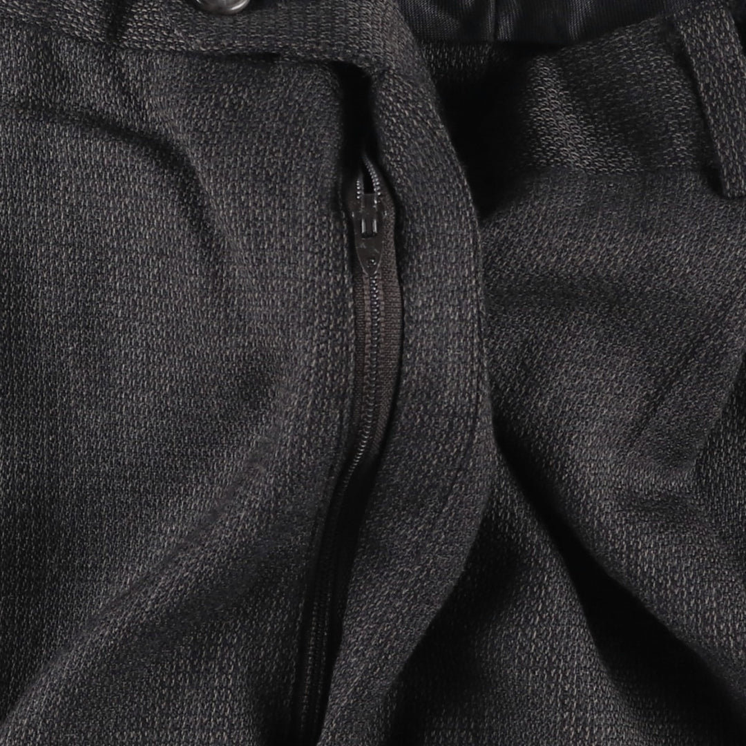 Vintage two-pleat slacks for men, size W33 unclear Charcoal Vintage Second Hand