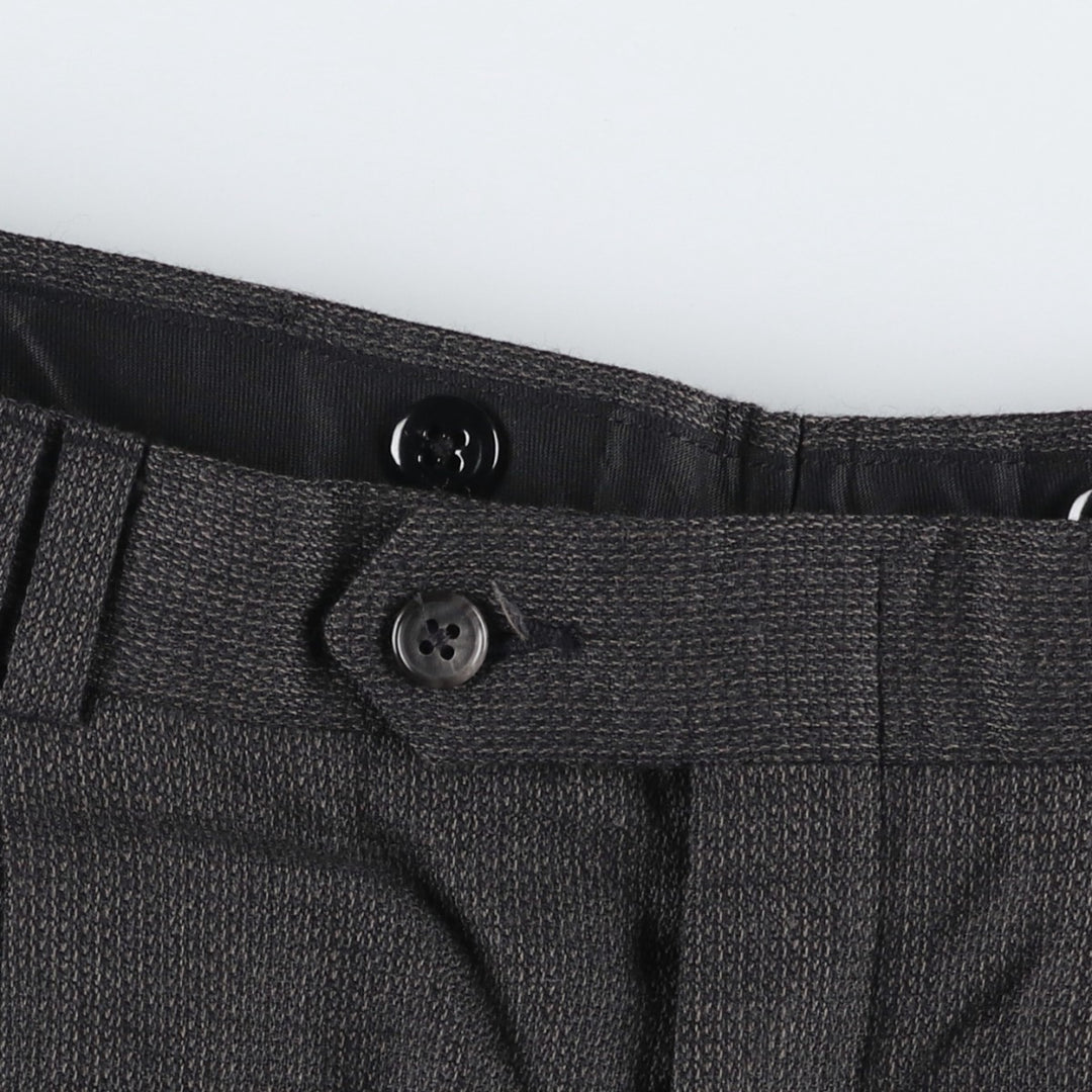 Vintage two-pleat slacks for men, size W33 unclear Charcoal Vintage Second Hand