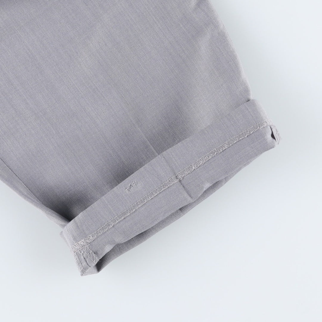 1990'S Levi's SLATES ORIGINAL FIT Two-Pleat Slacks Pants, Men's Size W34 (approx.), Vintage polyester gray type Vintage Second Hand