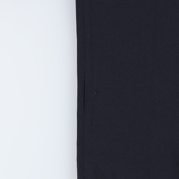 Ralph Lauren LAUREN wool trousers/slacks for men, size W35 (approx.) wool navy blue type Vintage Second Hand