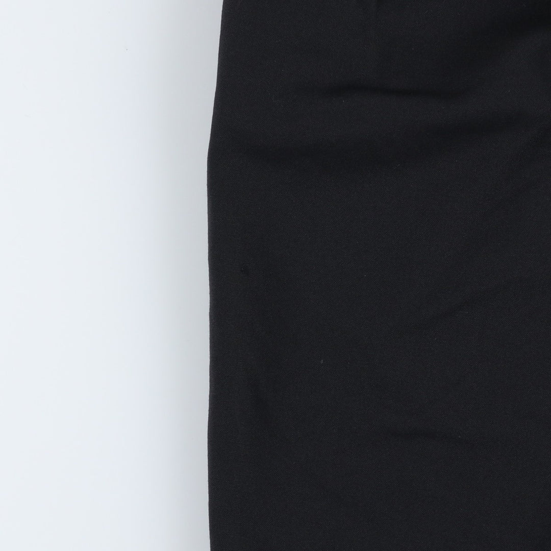 Ralph Lauren Total Comfort two-pleat wool trousers/slacks, made in Canada, men's size W35 (approx.) wool black type Vintage Second Hand