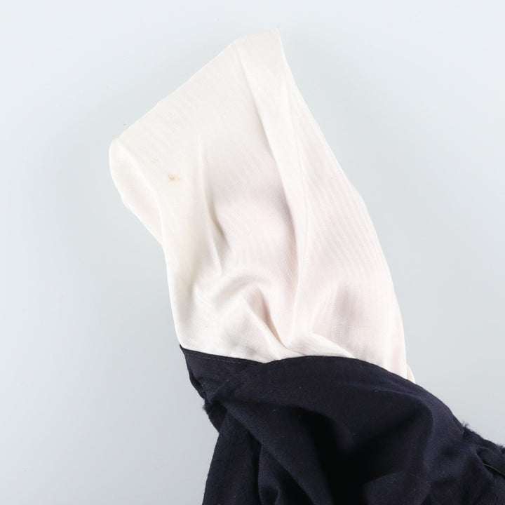 Ralph Lauren LAUREN Two-pleat Wool Pants, Men's Slacks, Size W37 wool navy blue type Vintage Second Hand