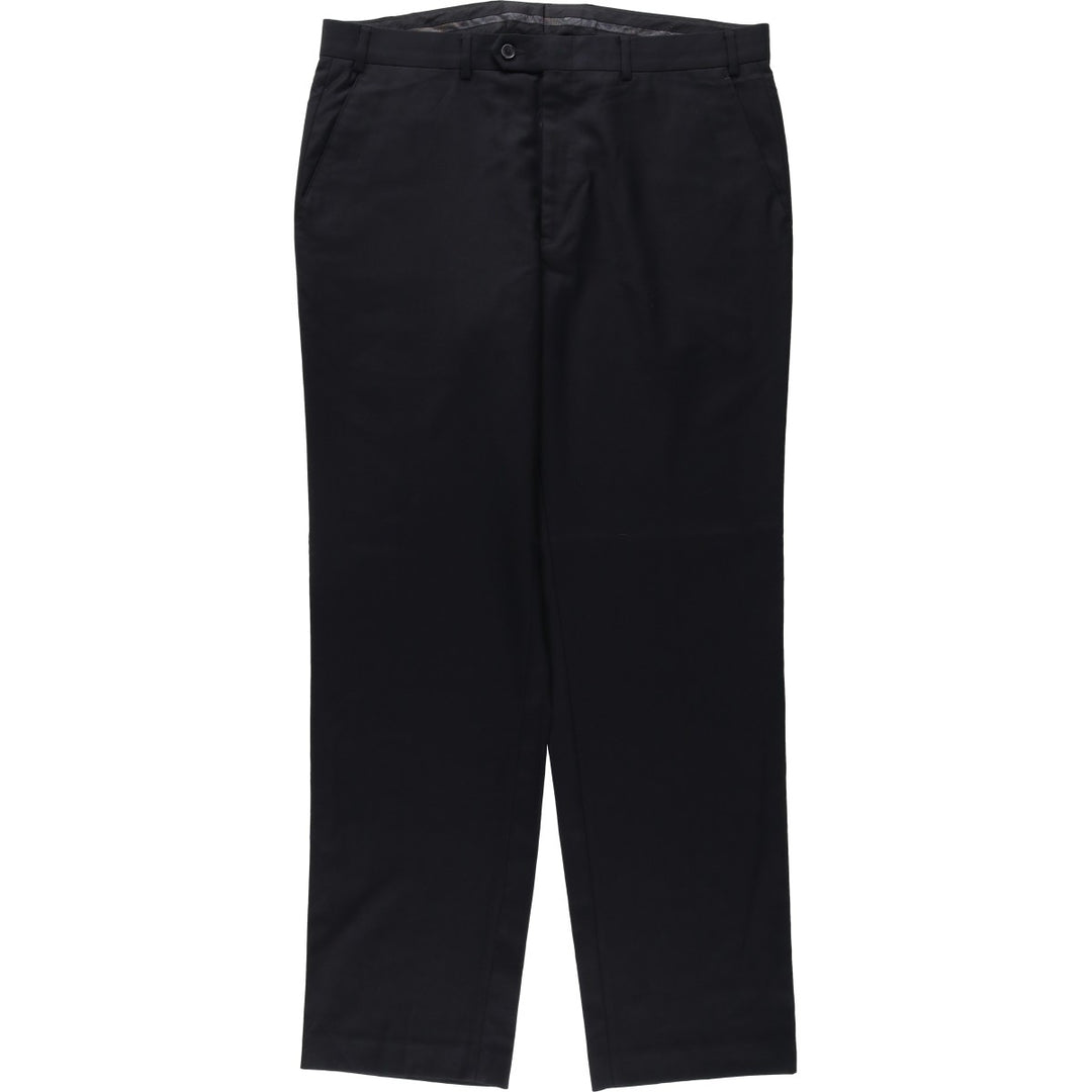 Ralph Lauren wool trousers/slacks for men, size W37 (approx.) wool black type Vintage Second Hand