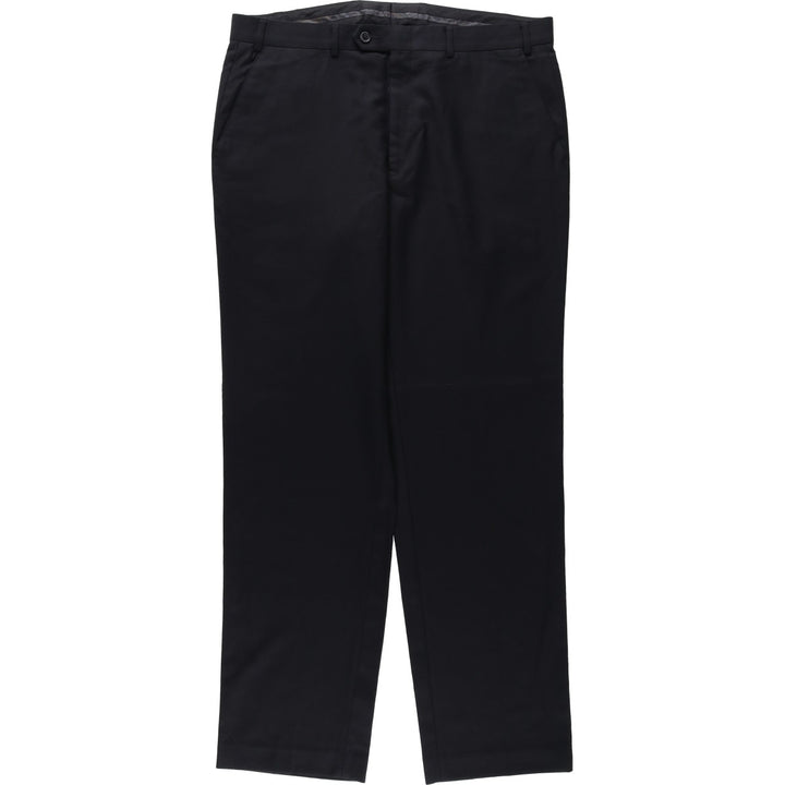 Ralph Lauren wool trousers/slacks for men, size W37 (approx.) wool black type Vintage Second Hand