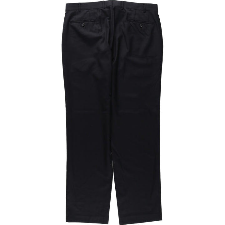 Ralph Lauren wool trousers/slacks for men, size W37 (approx.) wool black type Vintage Second Hand