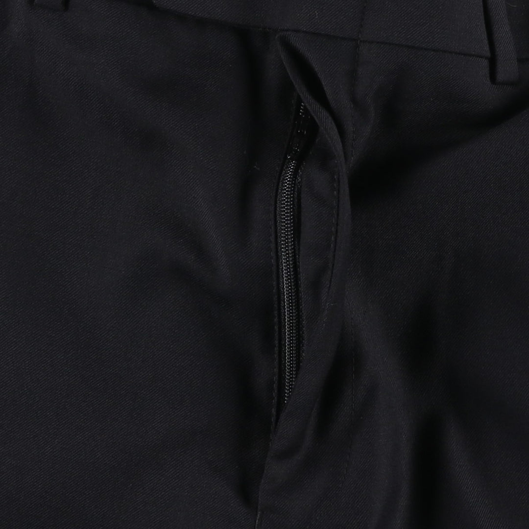 Ralph Lauren wool trousers/slacks for men, size W37 (approx.) wool black type Vintage Second Hand