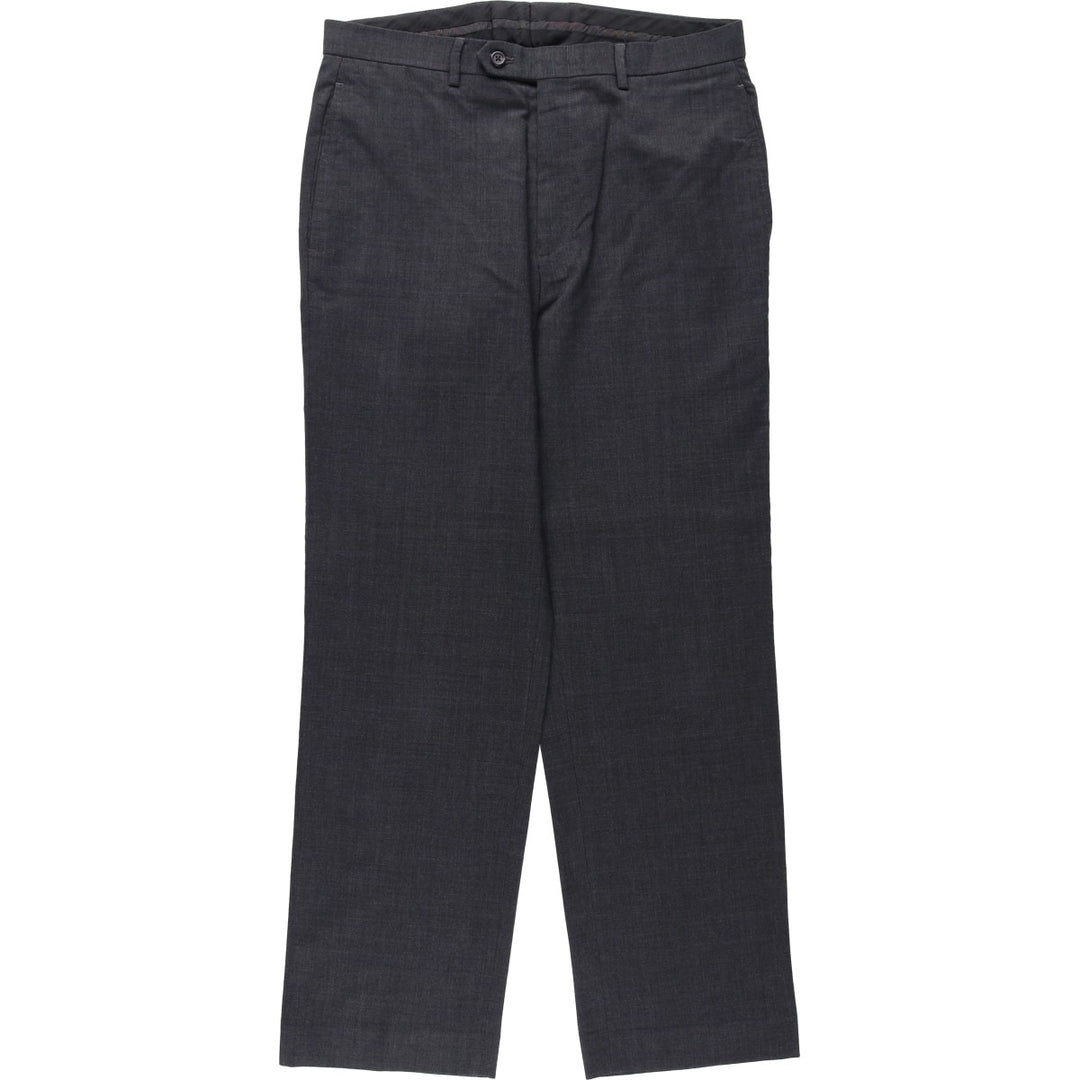 Ralph Lauren LAUREN TOTAL COMFORT wool pants slacks for men, W33 equivalent wool Charcoal Vintage Second Hand