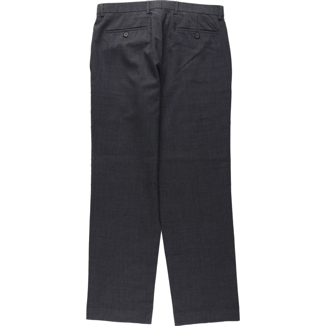 Ralph Lauren LAUREN TOTAL COMFORT wool pants slacks for men, W33 equivalent wool Charcoal Vintage Second Hand