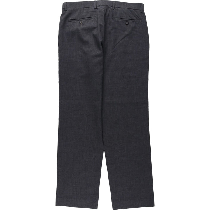 Ralph Lauren LAUREN TOTAL COMFORT wool pants slacks for men, W33 equivalent wool Charcoal Vintage Second Hand