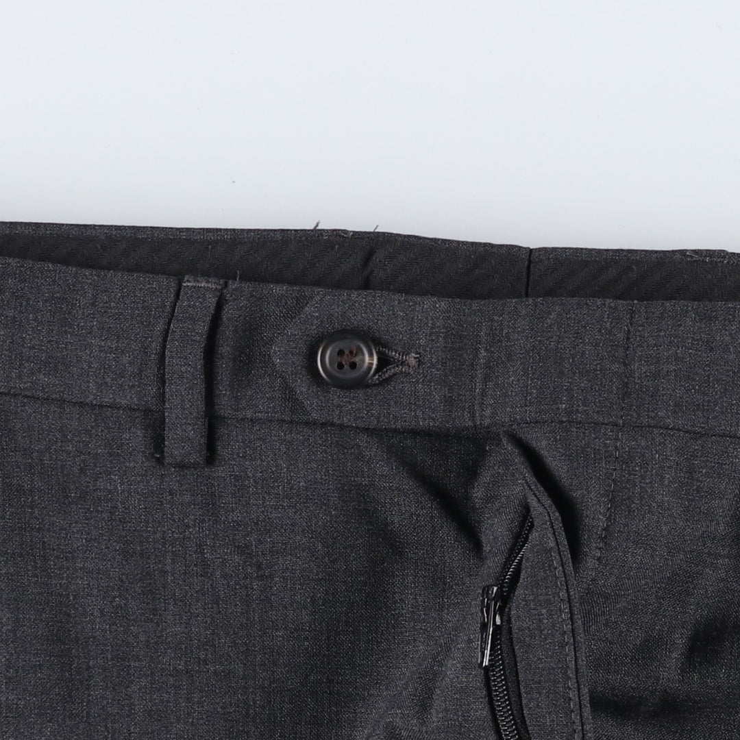 Ralph Lauren LAUREN TOTAL COMFORT wool pants slacks for men, W33 equivalent wool Charcoal Vintage Second Hand