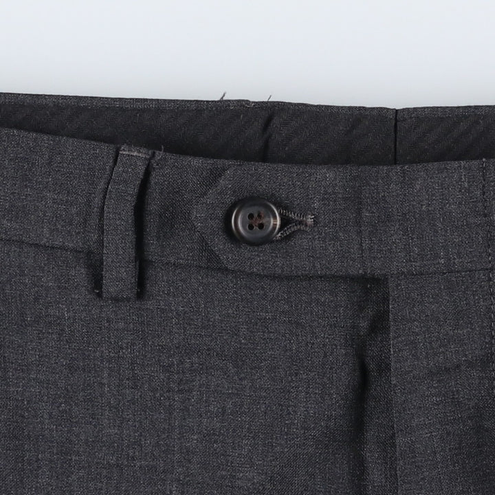 Ralph Lauren LAUREN TOTAL COMFORT wool pants slacks for men, W33 equivalent wool Charcoal Vintage Second Hand