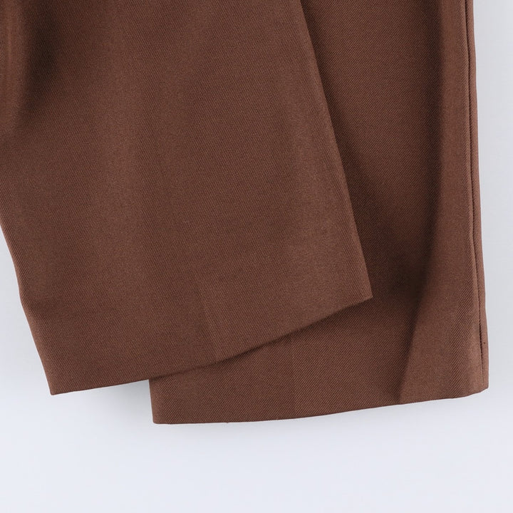 middishade Men's Slacks Pants, equivalent to W35, Vintage unclear chocolate Vintage Second Hand