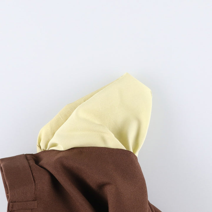 middishade Men's Slacks Pants, equivalent to W35, Vintage unclear chocolate Vintage Second Hand