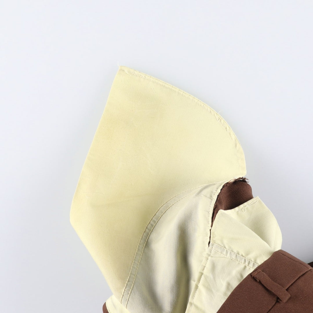 middishade Men's Slacks Pants, equivalent to W35, Vintage unclear chocolate Vintage Second Hand