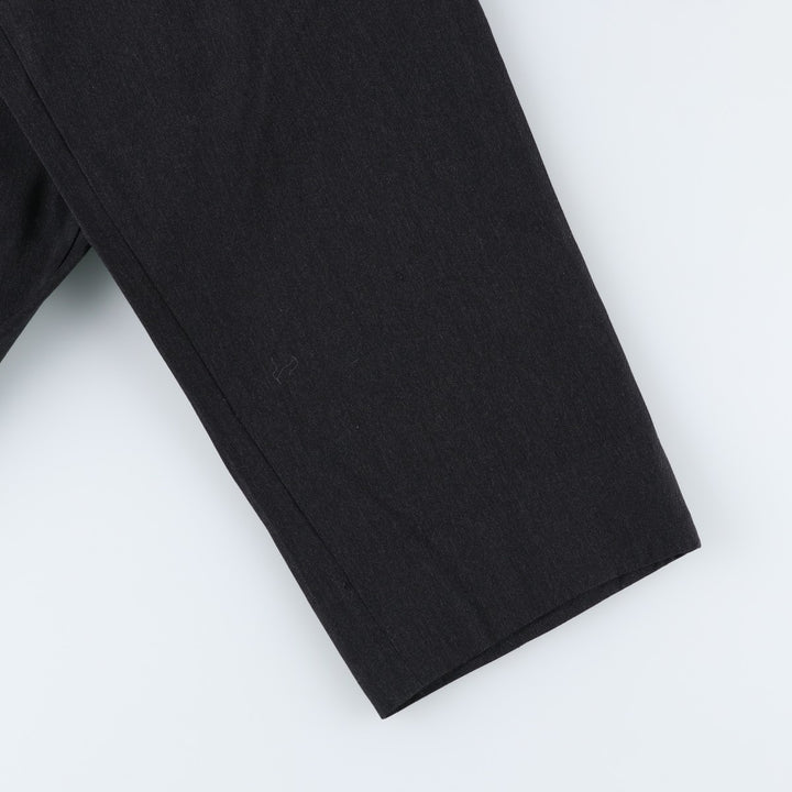 Nordstrom three-pleat wool trousers, men's size W34 (approx.), vintage. wool Charcoal Vintage Second Hand