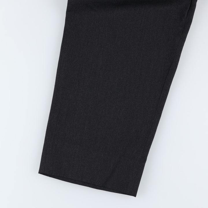 Nordstrom three-pleat wool trousers, men's size W34 (approx.), vintage. wool Charcoal Vintage Second Hand
