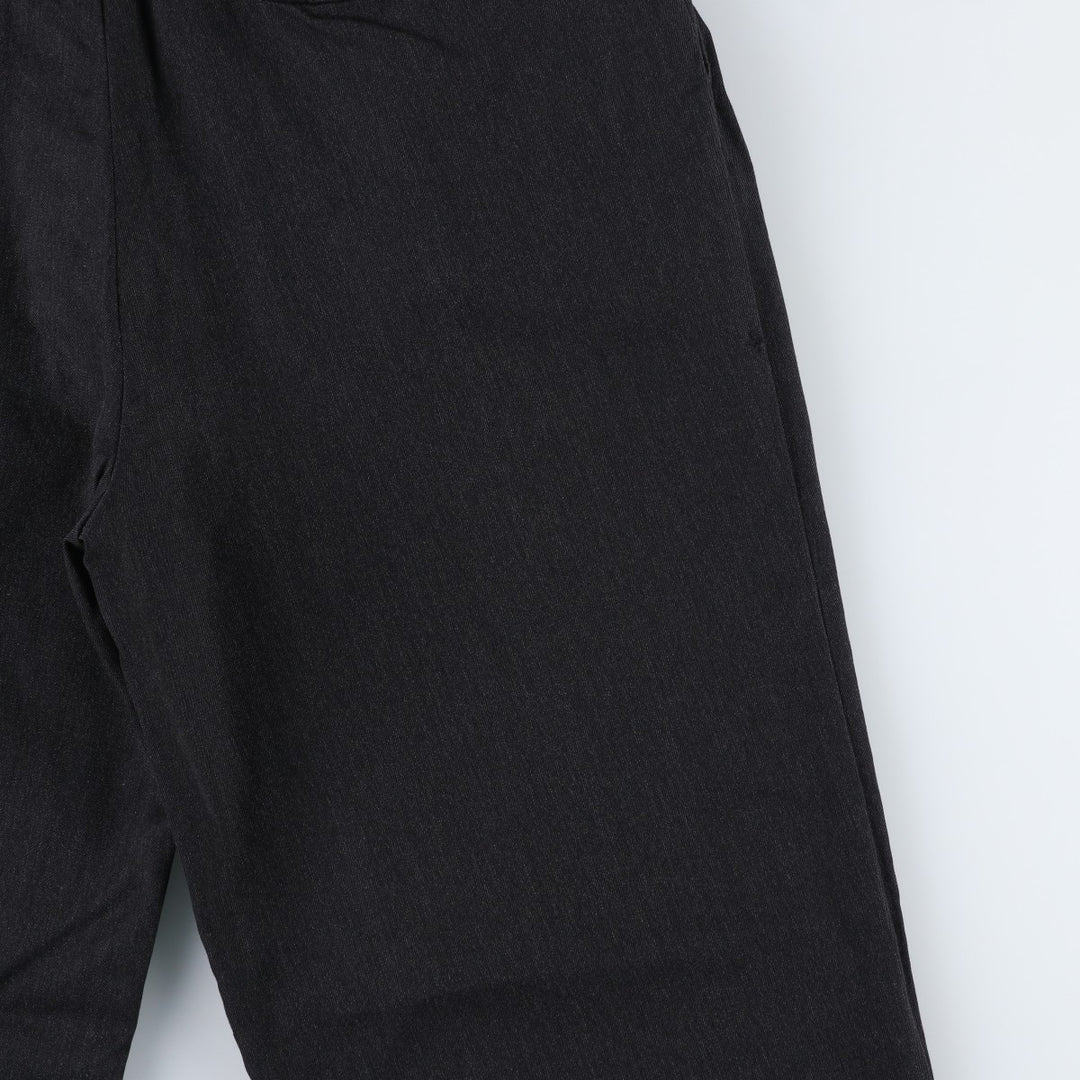 Nordstrom three-pleat wool trousers, men's size W34 (approx.), vintage. wool Charcoal Vintage Second Hand
