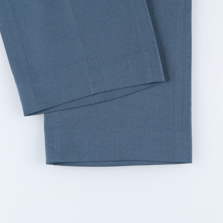 Haggar MAGIC STRETCH slacks, made in the USA, men's size W35 (approx.), vintage. unclear blue type Vintage Second Hand