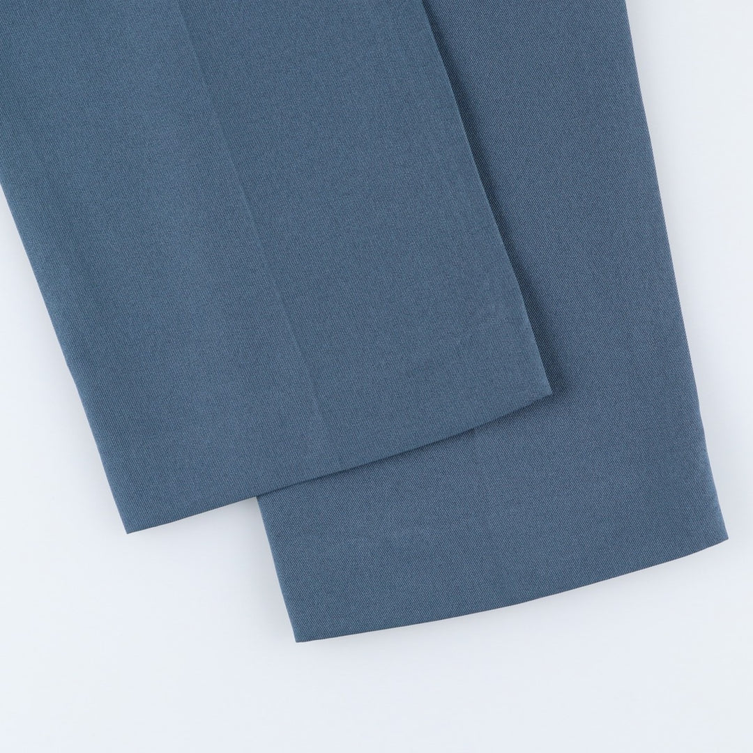 Haggar MAGIC STRETCH slacks, made in the USA, men's size W35 (approx.), vintage. unclear blue type Vintage Second Hand