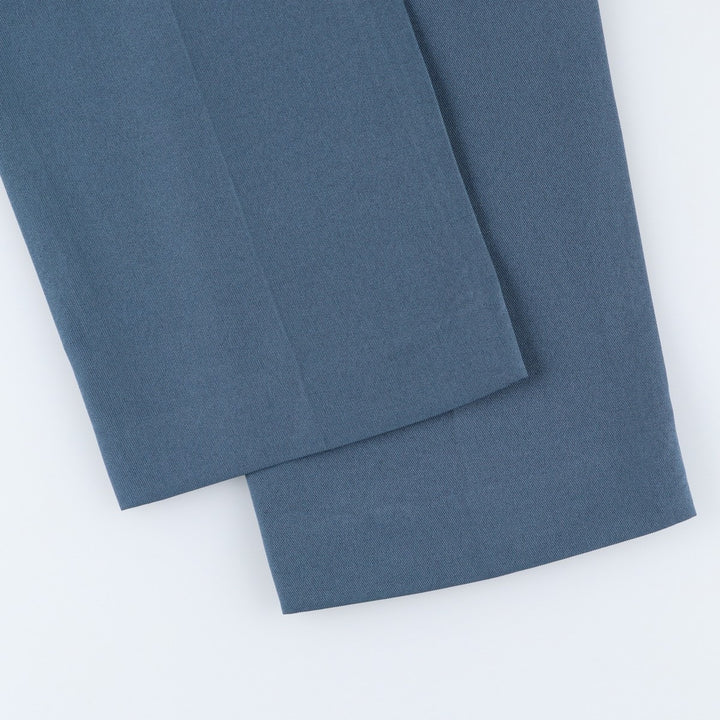 Haggar MAGIC STRETCH slacks, made in the USA, men's size W35 (approx.), vintage. unclear blue type Vintage Second Hand
