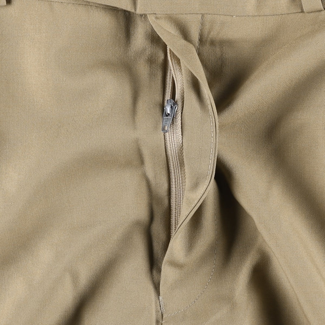 Ralph Lauren POLO UNIVERSITY CLUB two-pleat slacks, men's size W35 (approx.), vintage. unclear beige type brown Vintage Second Hand