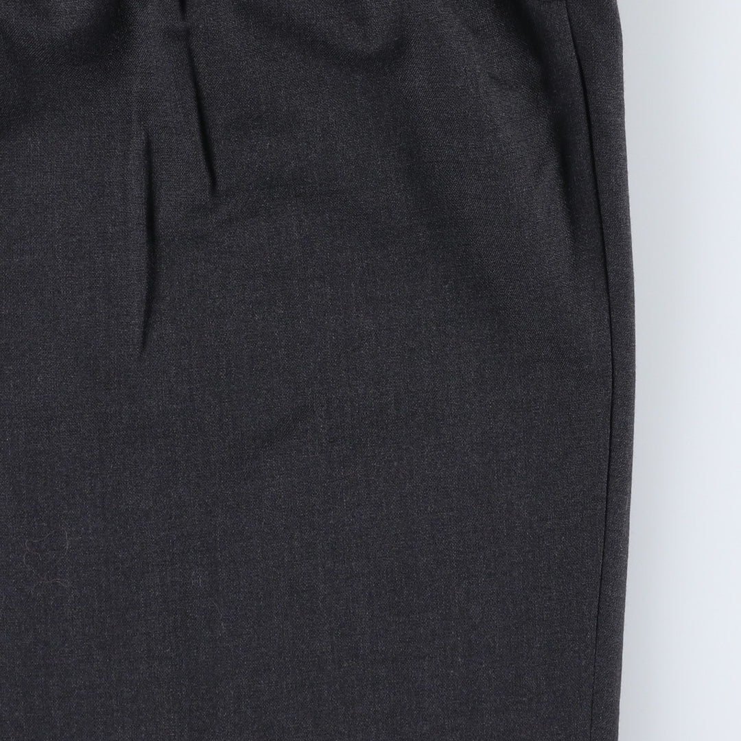 Brooks Brothers BROOKSEASE Two-Pleat Wool Trousers, Made in USA, Men's Size W31 (approx.) wool Charcoal Vintage Second Hand
