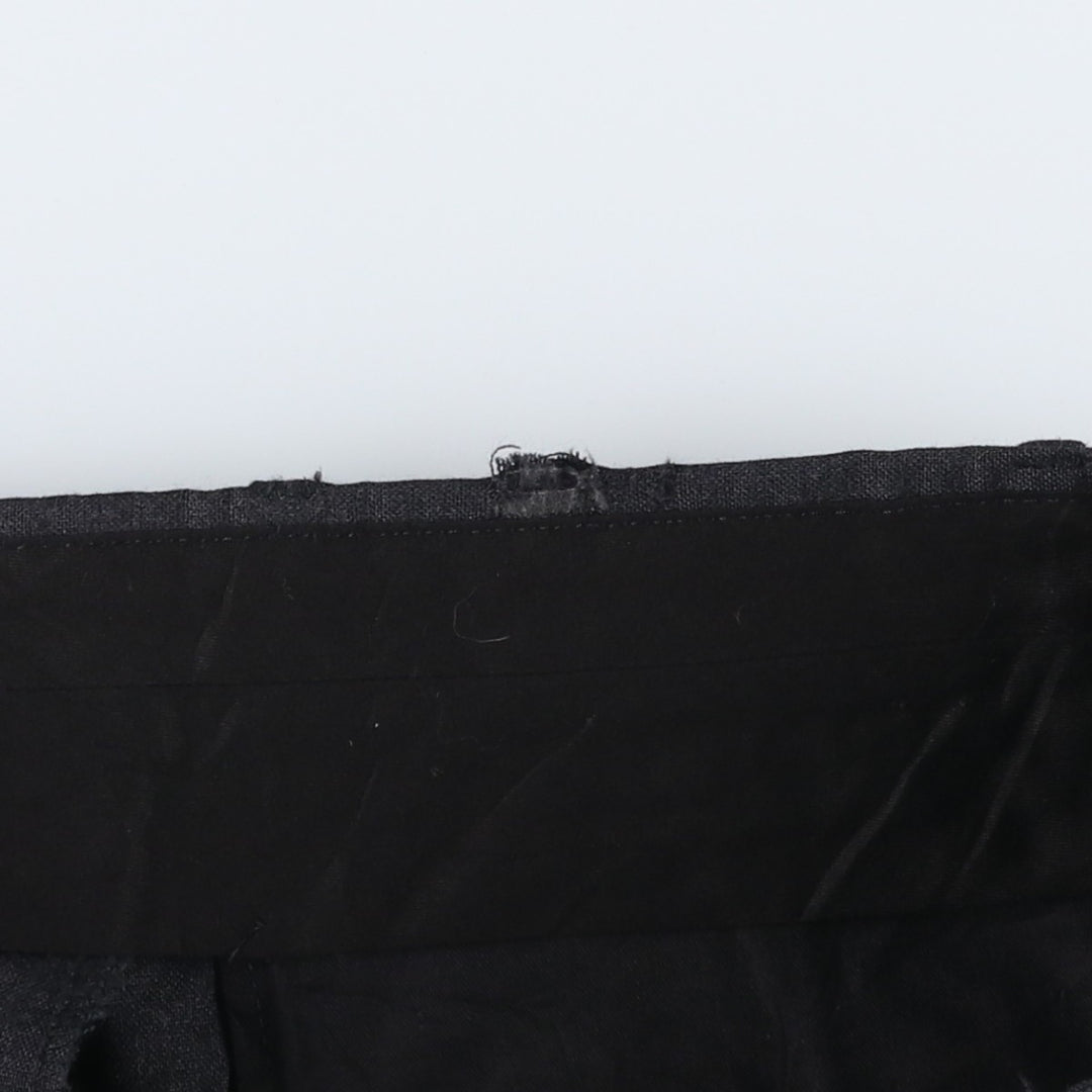 Brooks Brothers BROOKSEASE Two-Pleat Wool Trousers, Made in USA, Men's Size W31 (approx.) wool Charcoal Vintage Second Hand