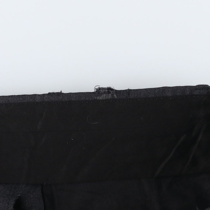 Brooks Brothers BROOKSEASE Two-Pleat Wool Trousers, Made in USA, Men's Size W31 (approx.) wool Charcoal Vintage Second Hand