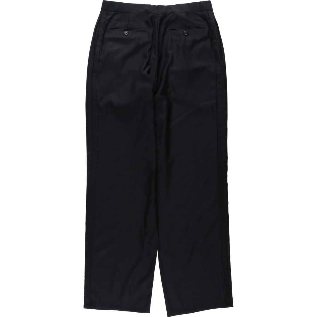 Brooks Brothers ESTABLISHED 1818 Wool Pants, Two-Pleat Slacks, Men's W32 (approx.), Vintage wool black type Vintage Second Hand